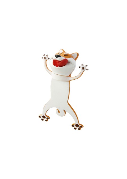 Shiba Inu Stili 3D Stereo Ayraç Deniz Hayvanı Sanat Ayraç Pvc Malzeme Öğrenci Çocuk Okul Kişiselleştirilmiş Kırtasiye - Türkçe (Yurt Dışından)