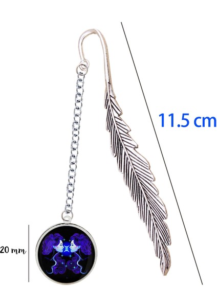 No.7 Tarzı Moda Galaksi 12 Burç Metal Ayraç Tasarımı Zodyak Burcu Astroloji Kolye Okuyucu Için Yıldız Işareti Kitap Ayracı Mate Marker - (Yurt Dışından) fırsatları