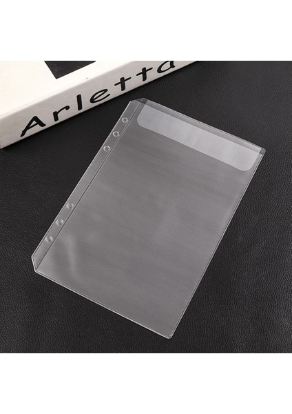 A6- 1 Yuva Stili A5 A6 Şeffaf Saklama Kartları Tutucu Aksesuarlar Pvc Halkaları Defter 6 Delikli Gevşek Yaprak Dosyalama Saklama Çantaları (Yurt Dışından)