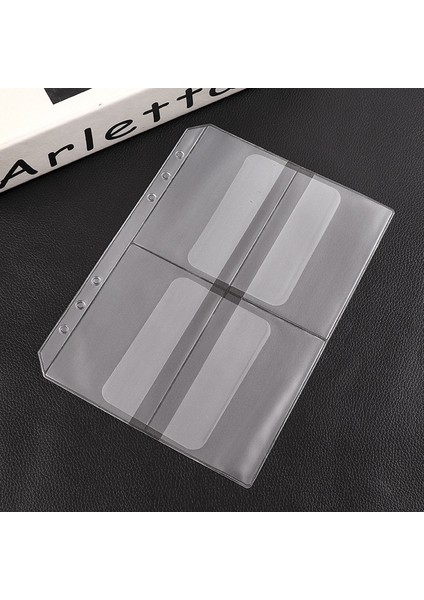 A5 4 Cepler-6Pcs Tarzı A5 6 Halka Dosya Cepi 3 Çeşit - Fermuarlı Zarf Ve 2 Cepli Dosya Çantası Ve Filofax Düzenleyici Için 3 Ayrı Cep - (Yurt Dışından)