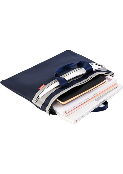 Wjb1-6608 Stili Moda Tuval Taşınabilir Dosya Çantası Çift Fermuar Doküman Çantaları Veri Doküman Ofis Depolama Çantası El Çantası Yüksek Kapasite (Yurt Dışından) fiyatları