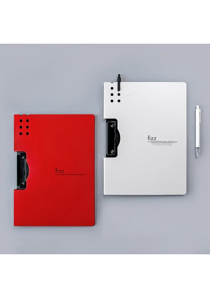 Beyaz Stil Fizz Yatay A4 Klasör Mat Dokulu Taşınabilir Defter Kalemtıraş Kalın Cüzdan Okul Ofis Malzemeleri (Yurt Dışından) fırsatları