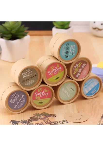 No.9 Tarzı Kutu Mini Metal Yer Işaretçi Klipler Sevimli Karikatür Hayvan Kaplamalı Gümüş Kitap Işaretler Kırtasiye Kitap Çizgi Işaretçi Rastgele Stil (Yurt Dışından) modelleri