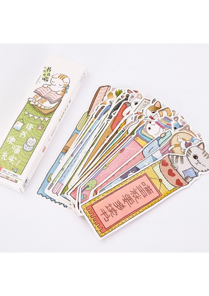 30 Adet D Tarzı Sevimli Okuyan Kediler Yer Işaretleyici Kitap Ayraç Kawaii Kırtasiye Okuma Aracı Okul Ofis Malzemeleri Öğrenci leri (Yurt Dışından) modelleri