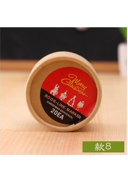 No.8 Stili Kutu Mini Metal Yer Işaretçi Klipler Sevimli Karikatür Hayvan Kaplamalı Gümüş Kitap Işaretler Kırtasiye Kitap Çizgi Işaretçi Rastgele Stil (Yurt Dışından)