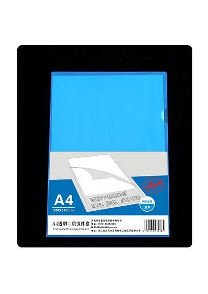 Blue17C Stili L Şekilli Klasör A4 Klasör Öğrenci Kağıt Tutucu Klasör Özel Logo Pp Sunum Klasörü Ofis Düzenleyici Dosya Klasörü Organizatörü (Yurt Dışından)