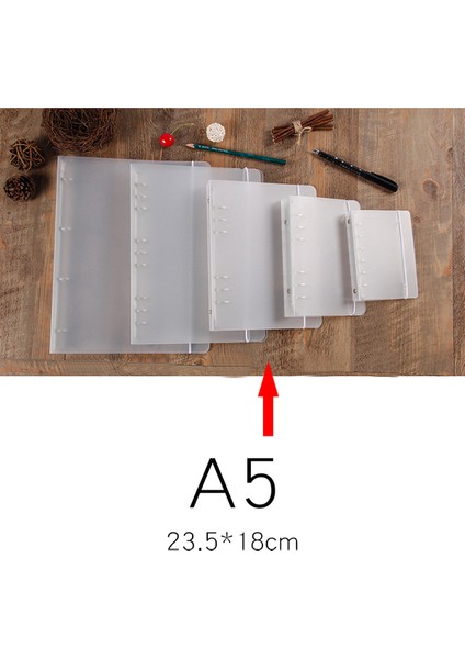 A5 (6 Delikli) Stili A4 A5 A6 A7 B5 Halka Bağlantılı Dosyalama Defteri (Yurt Dışından)