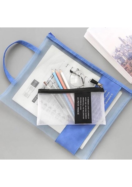 Siyah Stil Yeni Gelen Basit Seri Masa A4 Dosya Klasör Çanta Belge Kağıt Düzenleyici Depolama El Çantası Okul Ofis Kırtasiye (Yurt Dışından) fırsatları