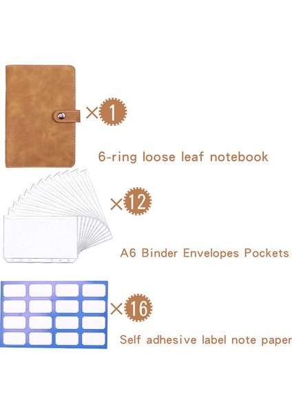 A2 Stili Bütçe Planlayıcı Nakit Zarf Dosya Cüzdanı A6 Cep A5 Kağıt Organizer İle Birlikte (Yurt Dışından)