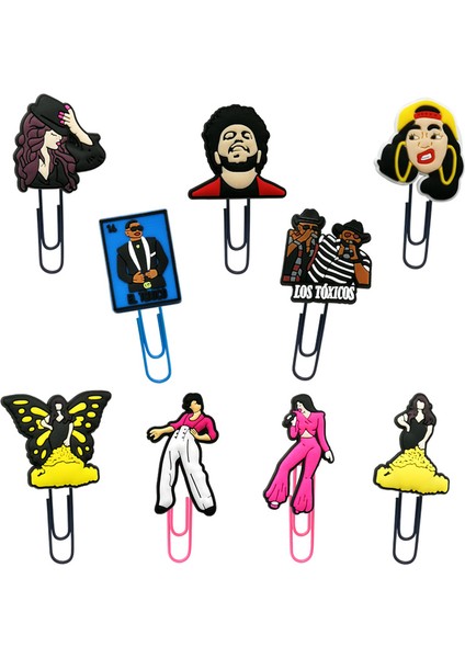 No.813152 Stili 1 Adet Sıcak Şarkıcılar Pvc Kitap Ayracı Sayfa Tutucu Kağıt Kelepçe Okul Ve Ofis Malzemeleri Öğrenci Kırtasiye Aksesuarı (Yurt Dışından) modelleri