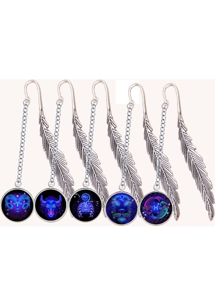 No.3 Tarzı Moda Galaksi 12 Burç Metal Ayraç Tasarımı Zodyak Burcu Astroloji Kolye Okuyucu Için Yıldız Işareti Kitap Ayracı Mate Marker - (Yurt Dışından) fiyatları