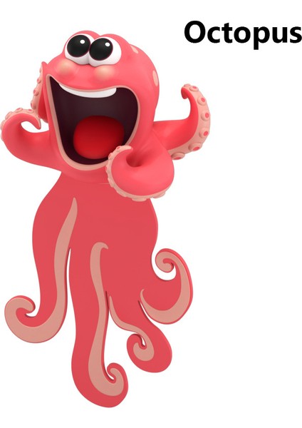 Ahtapot Tarzı Yaratıcı 3D Stereo Karikatür Ahtapot Kedi Panda Shiba Inu Yeni Sevimli Hayvan Ayraçlar Komik Kitap Işaretçileri Kırtasiye leri (Yurt Dışından)