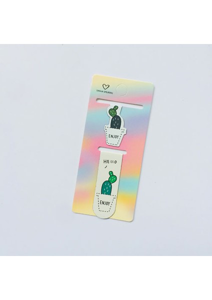1 Takım Stili B Stili Taze Kaktüs Sakura Unicorn Manyetik Kitap Ayraçları Sayfa Öğrenci Kırtasiye Okul Ofis Malzemesi (Yurt Dışından)