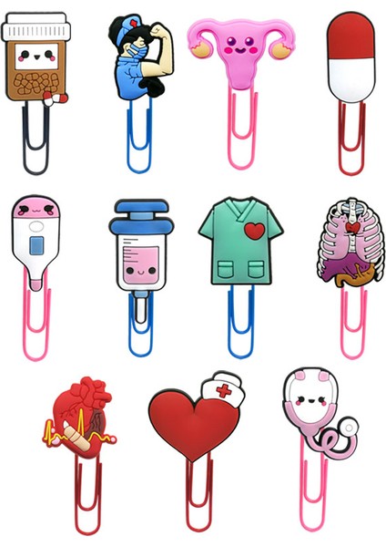 No.814248 Stili 1 Adet Tıbbi Tarz Pvc Ayraç Hemşire Üniforma Sayfa Tutucu Kağıt Klipsi Okul Ve Ofis Malzemeleri Öğrenci Kırtasiye Aksesuarı (Yurt Dışından) fiyatları