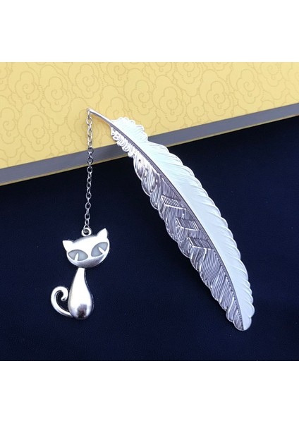 Altın 7 Tarzı Yaratıcı Parlak Metal Tüy Kitap Ayraçları Altın Gümüş Hayvan Kedi Kitap Işaretleri Öğrenci Öğretmen si Yenilikçi Kitap Aksesuarları (Yurt Dışından) modelleri