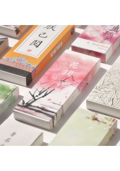 No.18 Tarzı Çeşitli Vintage Ince Kağıt Kitap Ayraçları Yaratıcı Çin Tarzı Kitap Ayraçları Eğlenceli Ofis Malzemeleri (Yurt Dışından) modelleri