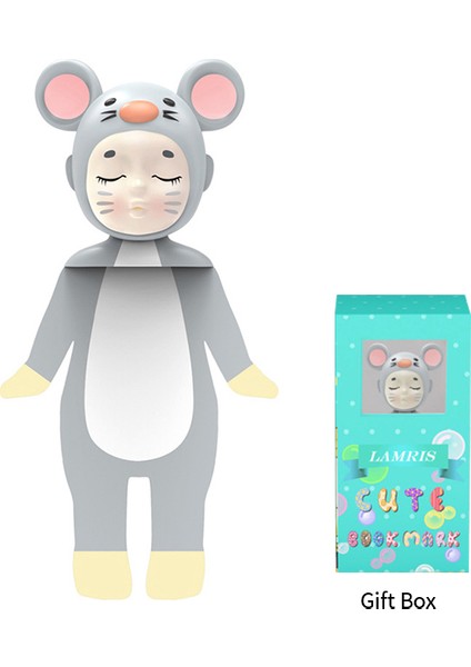 Fare Stili Yaratıcı 3D Stereo Ayraç Sevimli Karikatür Hayvan Kitap Işareti Kawaii Kedi Palyaço Ayraç Kızlar Kırtasiye Okul Malzemeleri (Yurt Dışından)