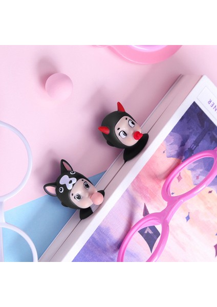 Fare Stili Yaratıcı 3D Stereo Ayraç Sevimli Karikatür Hayvan Kitap Işareti Kawaii Kedi Palyaço Ayraç Kızlar Kırtasiye Okul Malzemeleri (Yurt Dışından) fırsatları