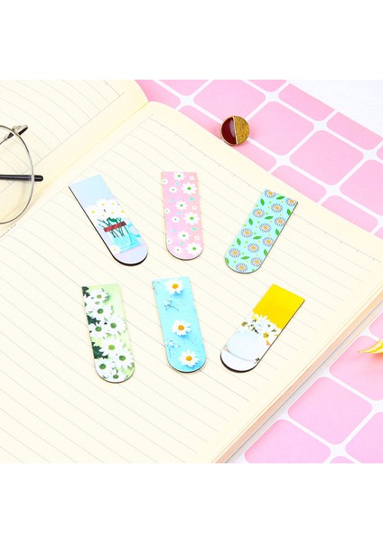 1-6 Adet Tarzı Çizgi Film Manyetik Ayraçlar Manyetik Sayfa Işaretleri Karışık Kitap Ayraçları Seti Öğrenciler Için Okuma Öğrenci Ofis Malzemeleri (Yurt Dışından)