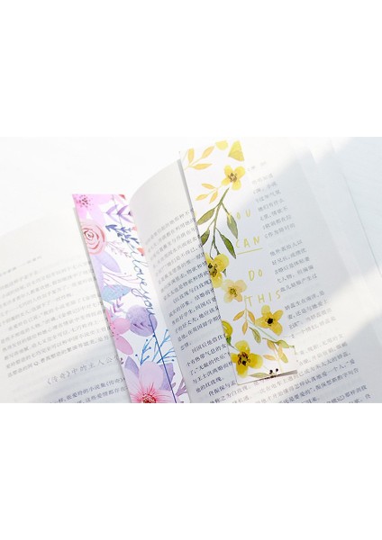 Güzel Şiirsel Çiçek Kağıt Ayraç Kitap Tutucu Mesaj Kartı Promosyon Kırtasiye (Yurt Dışından) fırsatları