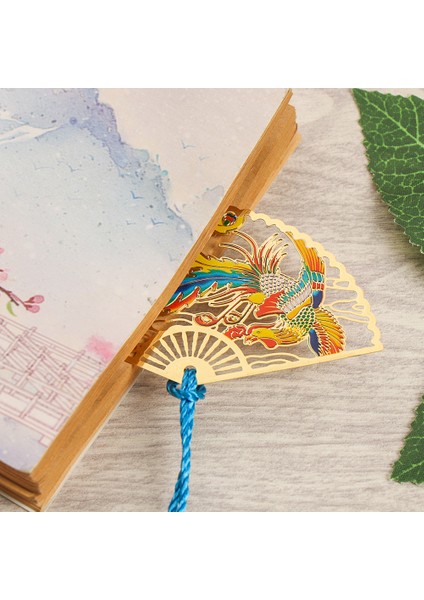 No.11 Stili Çin Tarzı Katlanabilir Abajur Mıknatıs Retro Kitap Ayracı Sayfa Işaretleme Çapa Çiçek Püskül Okul Ofis Malzemeleri (Yurt Dışından) fiyatları