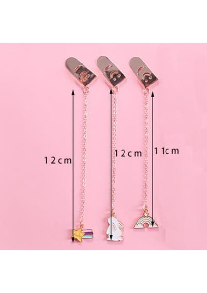 D Stili Kitap Işaretleyici Metal Ayraçlar Sevimli Unicorn Tasarımı (Yurt Dışından) indirimleri