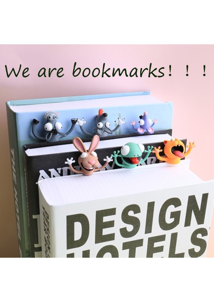 Manta Işınları Stili 3D Stereo Karikatür Hayvan Stil Yaratıcı Kitap Ayraçları Pvc Malzeme Komik Öğrenci Okul Kırtasiye Çocuklar Ayraçlar (Yurt Dışından) modelleri