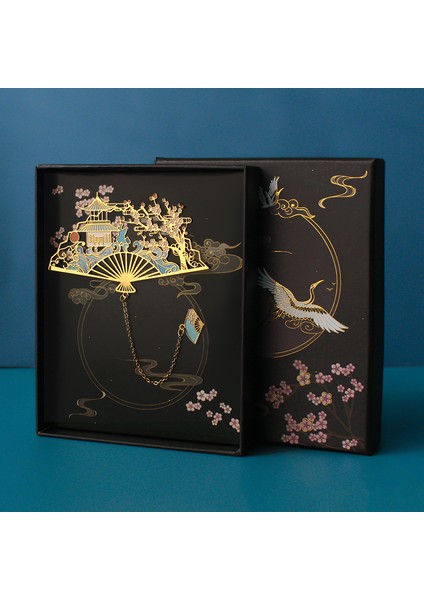 1 Kutu Stili İle Retro Boş Metal Ayraç Yaratıcı Çin Tarzı Sanat Güzellik Öğrenci Öğretmen Malzemeleri Kitap Ayırmak Ofis Okul Kırtasiye ler (Yurt Dışından)