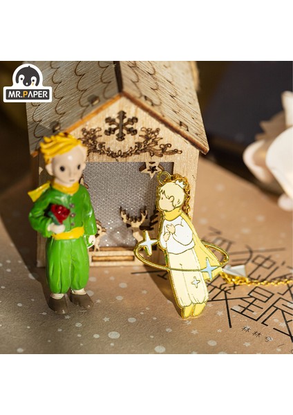 E Stili Bay Kağıt 6 Tasarım Zincir Tipi Metal Ayraç Tutucu Küçük Prens Gezegen Serisi Yaratıcı Dekoratif Ayraç Ofis Malzemeleri - (Yurt Dışından) fırsatları