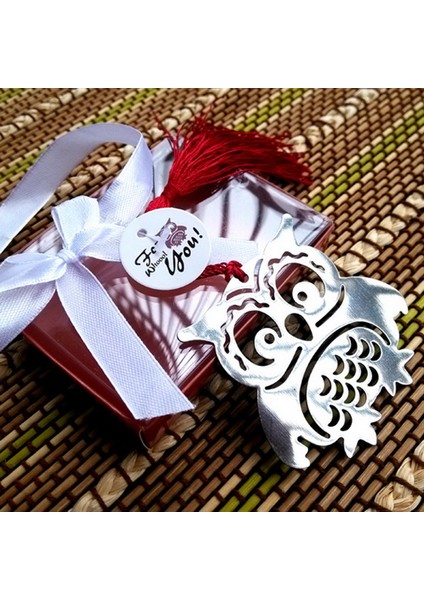 Baykuş Kitap Ayraçları Kuşlar İle Püsküllü Metal Ayraç Kırtasiye Çocuklar Için (Yurt Dışından)