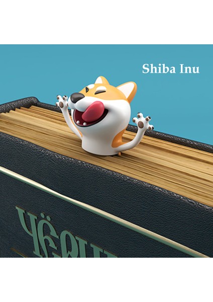 Shiba Inu Tarzı 3D Ayraçlar Çizgi Film Hayvan Ayraç Panda Shiba Inu Komik Yaratıcı Pvc Kitap Ayracı Okul Malzemeleri (Yurt Dışından)