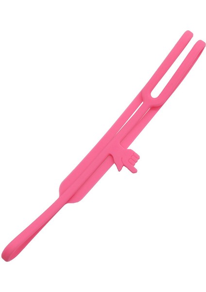 Pembe Tarzı Esnek Ayraç Öğrenme Kırtasiye Benzersiz Yaratıcı Silikon Parmak Gösteren Ayraç Esneklik Kitap Ayrağı (Yurt Dışından)