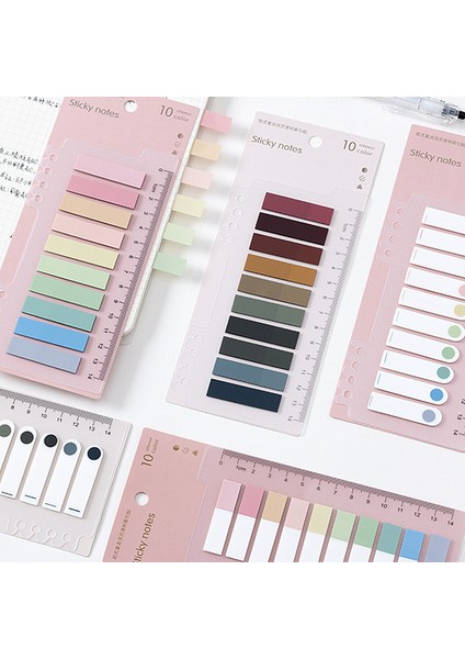 Ben Stil Gökkuşağı Renkleri Sevimli Kitap Ayracı Sticker Memo Pad Etiket Defter Yapışkan Notlar Günlük Scrapbooking Diy Kawaii Not Defteri (Yurt Dışından) fiyatları