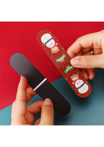 Bir Stil Mengtaute Noel Kar Magnetik Ayraç Okuma Ayraç Kırtasiye Malzemesi Okul Ofis Malzemesi (Yurt Dışından) indirimleri