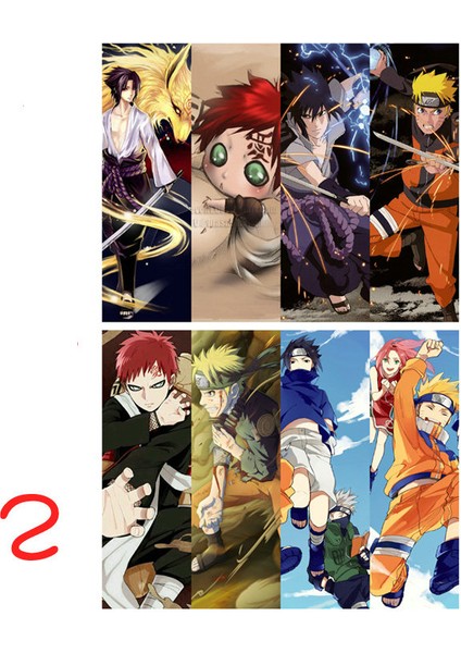 Stil 0 Stil Sasuke Anime Ayraçlar Su Geçirmez Şeffaf Pvc Plastik Ayraç Güzel Kitap Ayraçları (Yurt Dışından)