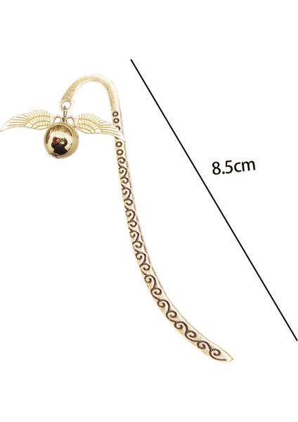 No.3 Tarzı Retro Metal Ayraç Ölüm Yadigarları Kanat Parlayan Kolye Altın En Iyi Okuyucu li | - (Yurt Dışından)