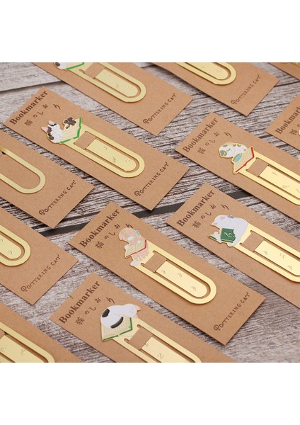 No.11 Stili 1 Adet Sevimli Kediler Okuma Altın Kaplama Metal Karikatür Hayvan Ayraç Kırtasiye Kitap Klasörü Ofis Okul Malzemeleri (Yurt Dışından) fırsatları