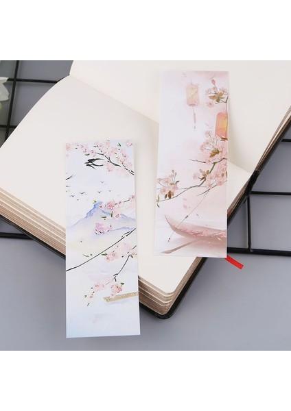 No.7 Tarzı Yaratıcı Çin Tarzı Kağıt Ayraç Boyama Kartları Retro Güzel Kutulu Ayraç Anma leri W8Ed (Yurt Dışından) fırsatları