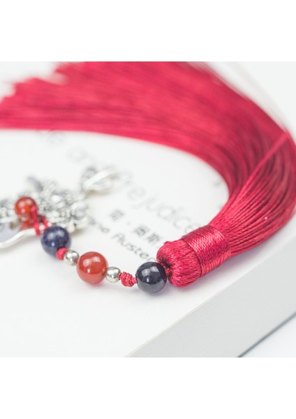 01 Kaofeng Stili Çin Tarzı Klasik Püsküllü Metal Ayraç Yaratıcı Öğrenci Kırtasiye El Yapımı Retro Sevimli Antika (Yurt Dışından) fırsatları