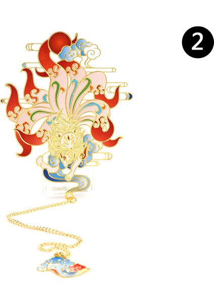 N2 Stili Lüks Metal Ayraç Çin Tarzı Retro Hayvan Şekilli Kırtasiye Yaratıcı Öğretmen Öğrenci Okul Ofis Malzemeleri (Yurt Dışından)