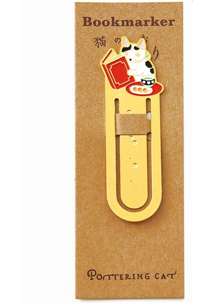 Ben Stil Sevimli Karikatür Kedi Kitap Ayracı Metal Kitap Iğnesi Okul Öğretmen Sayfa Tutucu Ofis Malzemeleri Sevimli Kırtasiye (Yurt Dışından)