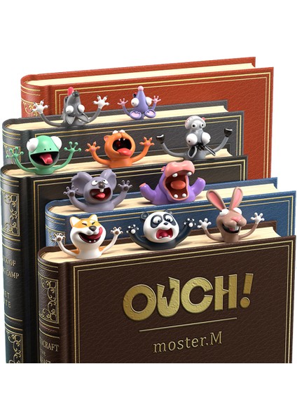 Antarktika Foku Stili Yaratıcı 3D Stereo Ayraç Sevimli Karikatür Hayvan Işaretleyici Kawaii Kedi Panda Ayraç Sayfaları Çocuklar Okul Kırtasiye Malzemeleri (Yurt Dışından) indirimleri