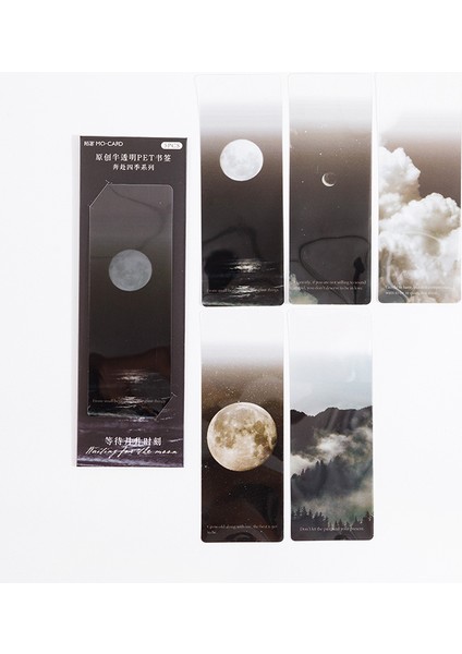 F Stili Bulutlu Gökyüzü Ayraçları Şeffaf Kitap Ayraçları Eşsiz Kişiselleştirilmiş Kitap Sayfa Işaretçileri Öğretmenler Kız Ofis Okul si (Yurt Dışından)