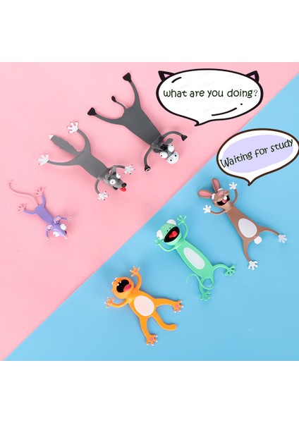 Koala Tarzı 3D Stereo Karikatür Hayvan Tarzı Kitap Ayraçları Komik Pvc Malzeme Öğrenci Okul Kırtasiye Çocuk Ayraç - E-Ticaret Için Türkçe Başlık (Yurt Dışından) fırsatları