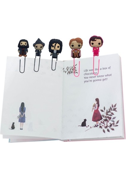 4070-02 25 Adet Stil Sıcak Ikonlu Kitap Ayracı Anime Kitap Ayracı Kağıt Tokalar Kırtasiye Öğretmen Öğrenci Okul Ofis Malzemesi Sayfa Tutucu Çocuk si (Yurt Dışından) modelleri