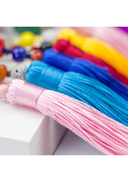 08 Renkli Mandalina Stili Çin Tarzı Klasik Püsküllü Metal Ayraç Yaratıcı Öğrenci Kırtasiye El Yapımı Retro Sevimli Antika (Yurt Dışından) indirimleri