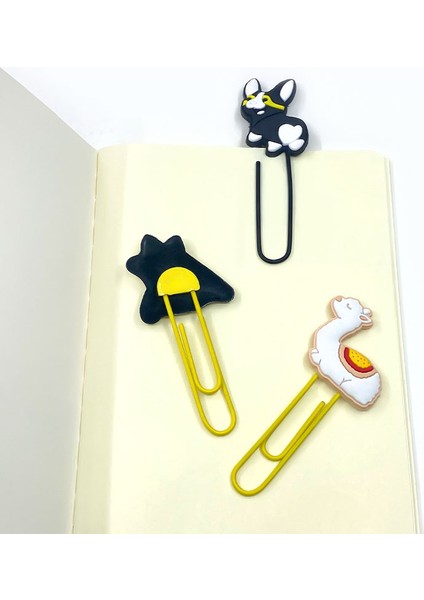 4120-12346789 Stili Kitap Kağıdı Tutucu Okul Öğretmen Kırtasiye Ofis Malzemesi Kız Erkek Xmas Için 8 Adet H Film Ayraç - Türkçe (Yurt Dışından) indirimleri