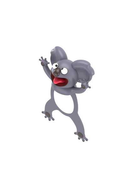 Koala Tarzı 3D Stereo Ayraç Deniz Hayvanı Sanat Ayraç Pvc Malzeme Öğrenci Çocuk Okul Kişiselleştirilmiş Kırtasiye - Türkçe (Yurt Dışından)