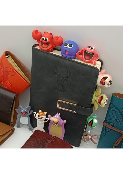 Koala Tarzı 3D Stereo Ayraç Deniz Hayvanı Sanat Ayraç Pvc Malzeme Öğrenci Çocuk Okul Kişiselleştirilmiş Kırtasiye - Türkçe (Yurt Dışından) modelleri