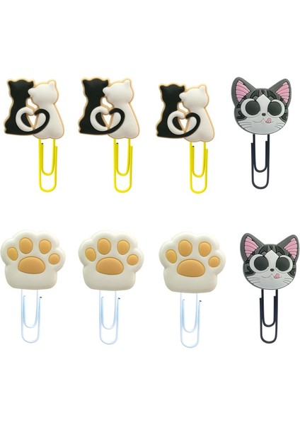 Mor Tarzı Köpek Arı Kurbağa Kedi Kitap Ayraçları Kaktüs Avokado Zımbalar Sayfa Tutucu Işaretleyici Kırtasiye Öğretmen Öğrenci Çocuk (Yurt Dışından)